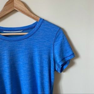 LULULEMON, Blue Shirt, Mesh Back